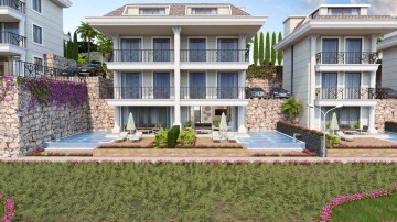 Alanya Kestel Sun Villas Garden ' Satılık 3+2 Villa